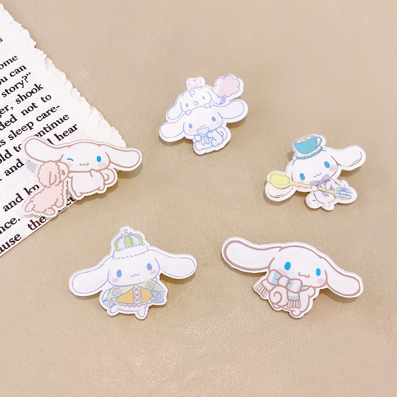 Set 5 ghim cài áo Envirosax chủ đề hoạt hình dễ thương