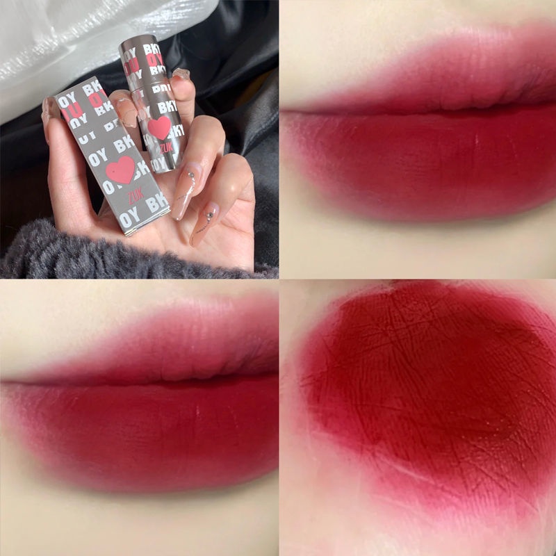 Son Môi Zuk 8 Màu Tùy Chọn Lâu Trôi Chống Thấm Nước Cao Cấp