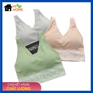 Áo bra nữ thể thao, tập gym,yoga Open Ceremony freesize dưới 60kg hút mồ hôi, có mút độn nâng ngực, co giãn tốt