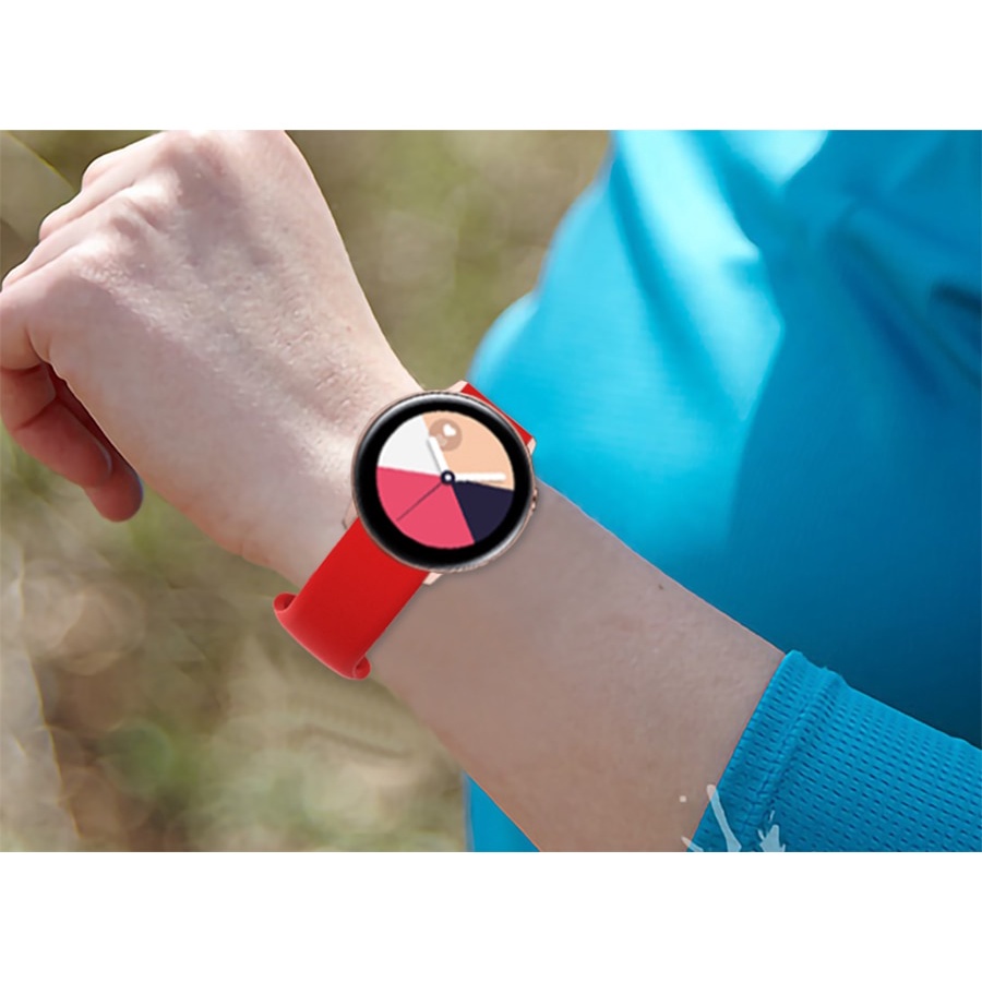 Dây đeo silicon 20mm thích hợp cho đồng hồ thông minh Samsung Galaxy Watch 4 44mm 40mm/ Watch 4 Classic 42mm 46mm