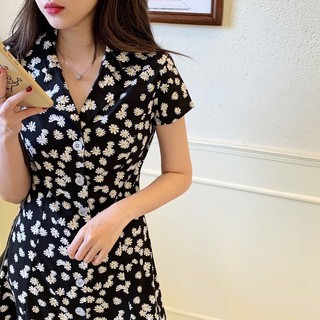 ĐẦM HOA CÚC CỔ DANTON - DAISY7 DRESS