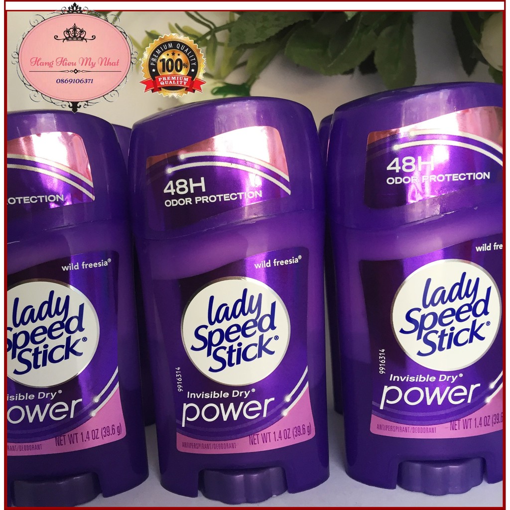 Lăn khử mùi dạng sáp dành cho nữ Lady Speed Stick