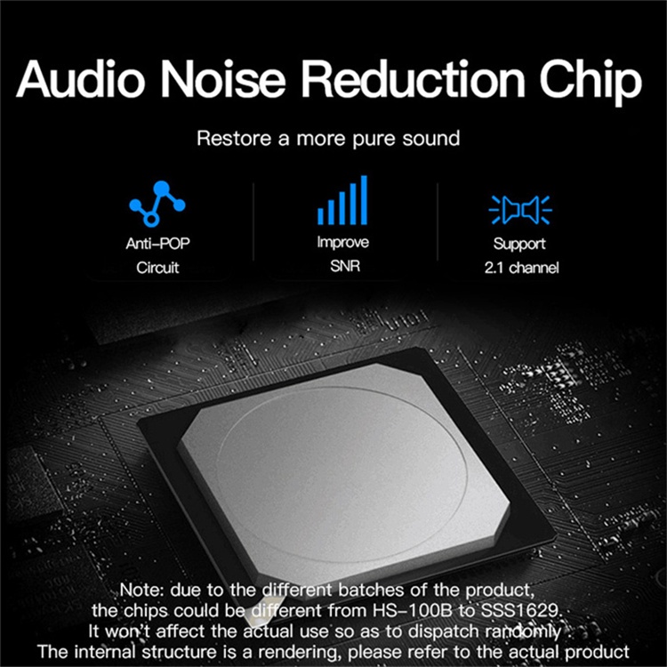 Vention Đầu chuyển cổng kết nối  giao diện USB sang 2 giắc âm thanh cho máy tính