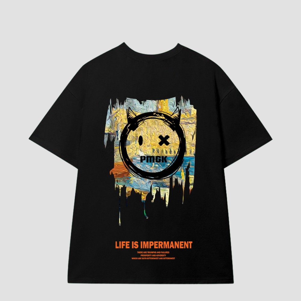 Áo thun tay lỡ form rộng Unisex PMGK, Áo thun chất Cotton Premium cao cấp hè 2022-Trend Clothing!