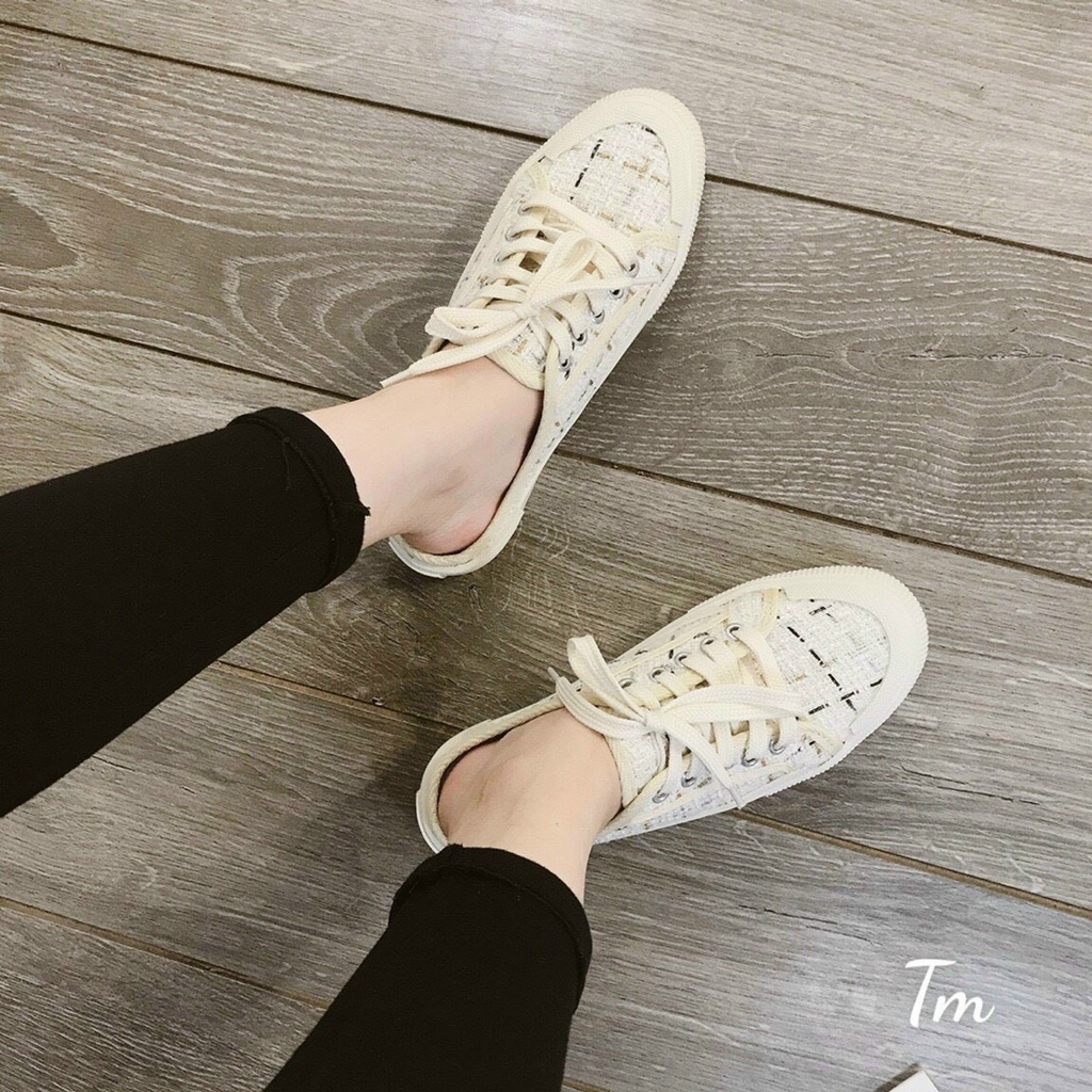 Giày Sục ZaRa , Sục Đạp Gót, Sục 𝐌lb Đạp Gót Kiểu Dáng Trẻ Đẹp Siêu Hót Màu Kem Minhtushoes | BigBuy360 - bigbuy360.vn