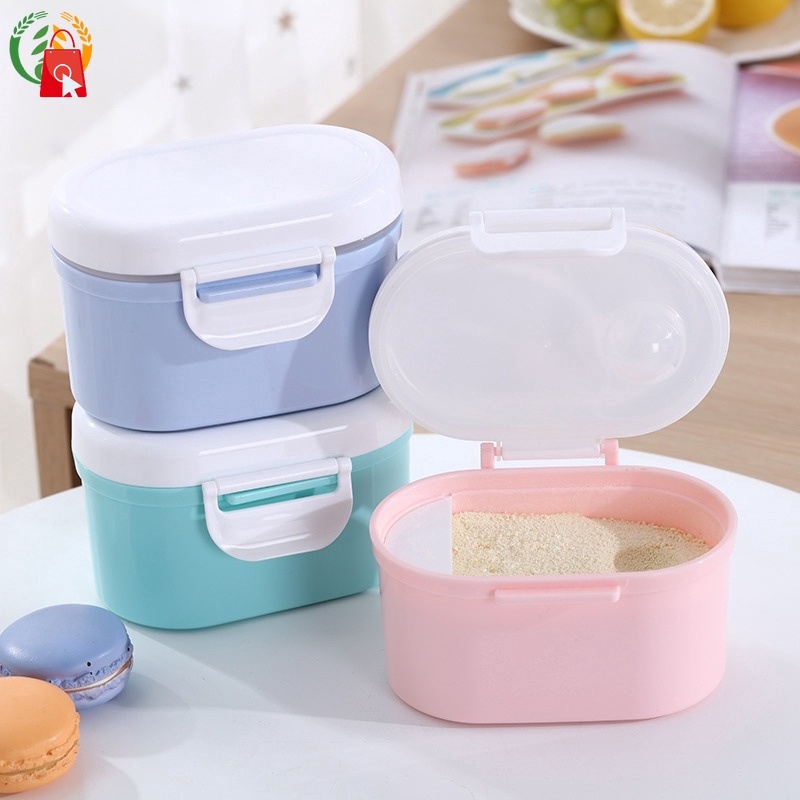 Hộp Đựng Sữa Bột Em Bé Có Nắp Đậy Tiện Lợi Dành Cho Bé -1 JP1