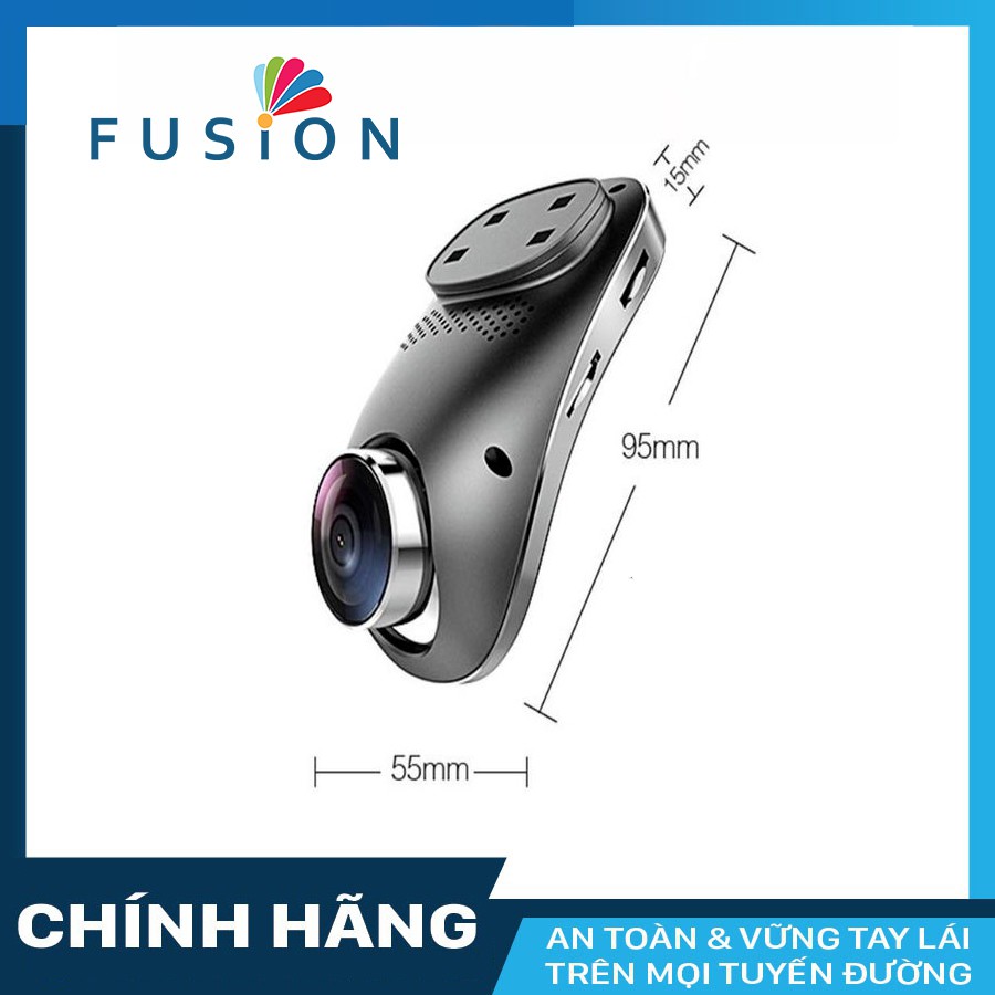 Camera hành trình Fusion A6 định vị xe ô tô từ xa + thẻ nhớ 32GB kèm Sim 4G miễn phí Data 12 tháng