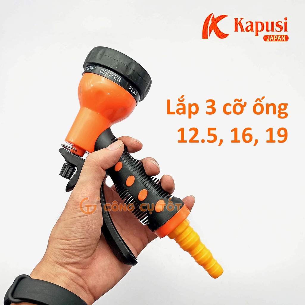Vòi tưới cây đa chức năng 7 chế độ Kapusi K-8816