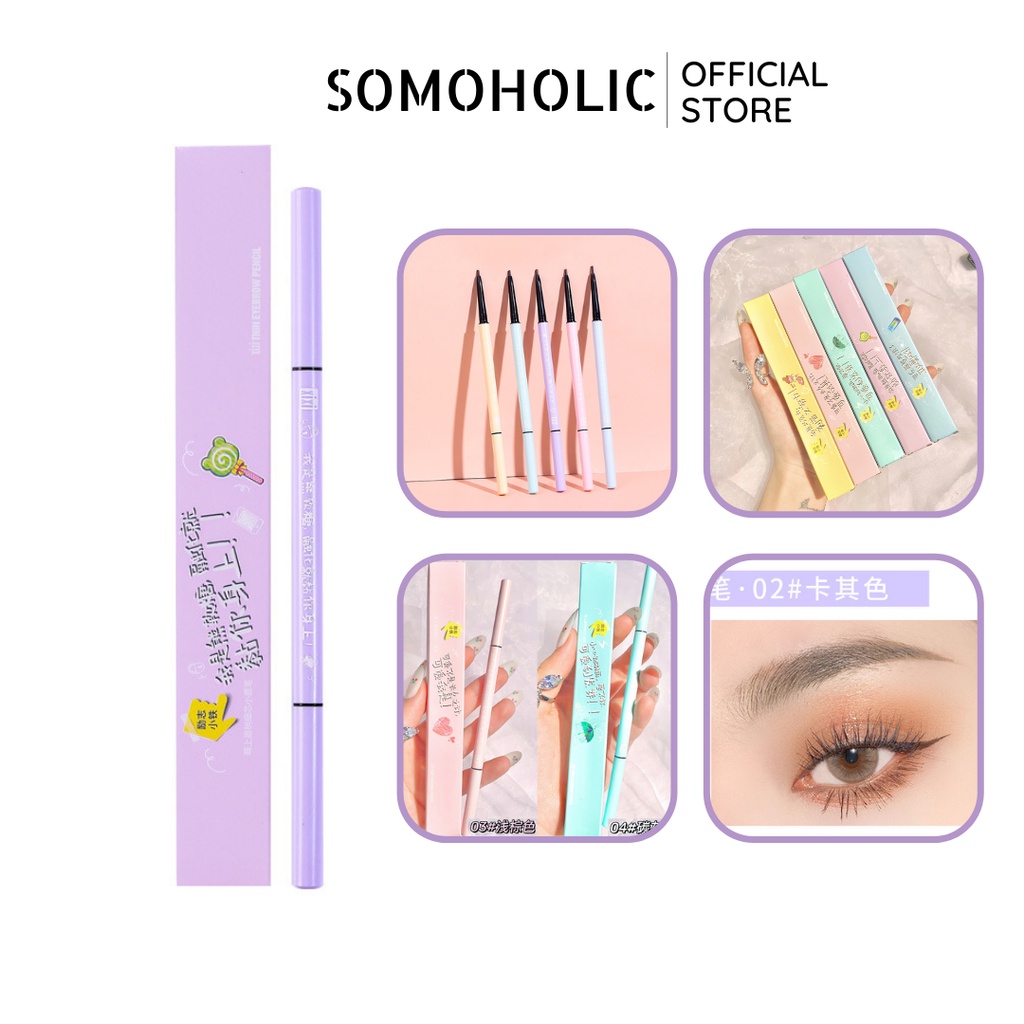 Bút Chì Kẻ Mày Xixi Eyebrow Pencil Kẹo Ngọt Lâu Trôi Somoholic CKM3