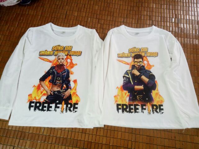 ( tặng kèm móc khóa )áo Free Fire dài tay thu đông mẫu mới ALOK Notora in tại shop | BigBuy360 - bigbuy360.vn