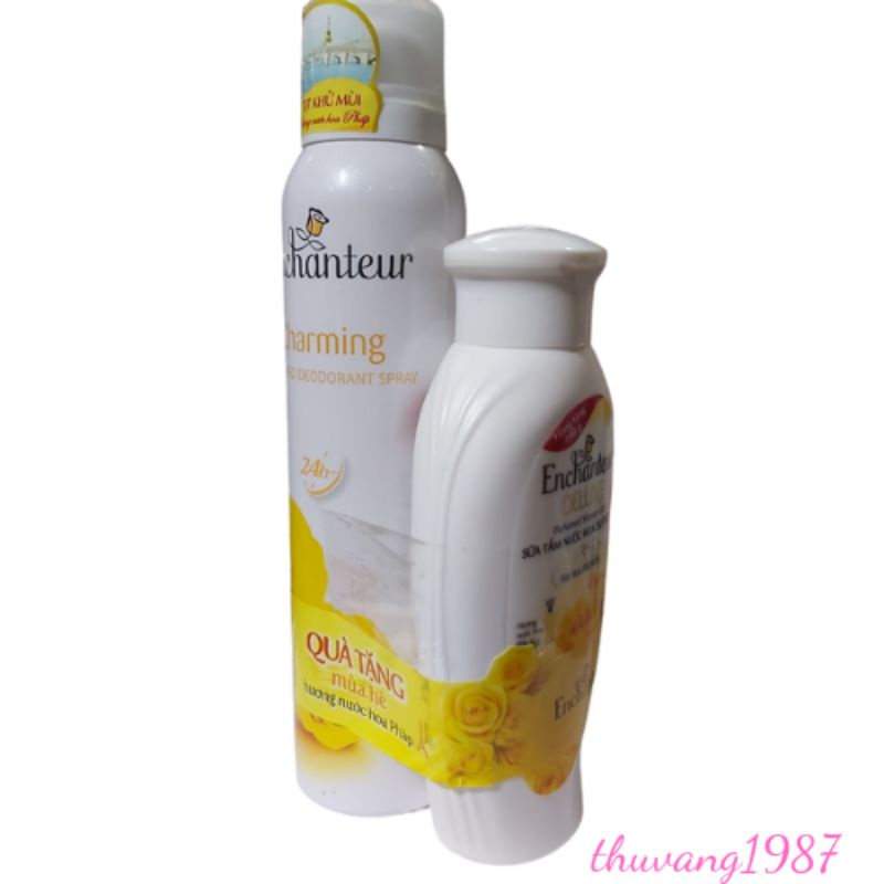 Xịt khử mùi Enchanteur hương nước hoa pháp 150ml