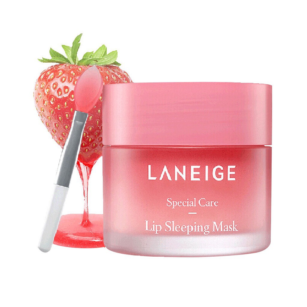 mặt nạ ngủ môi laneige hương quả mọng mini 8g lip sleeping mask [berry] - miniature