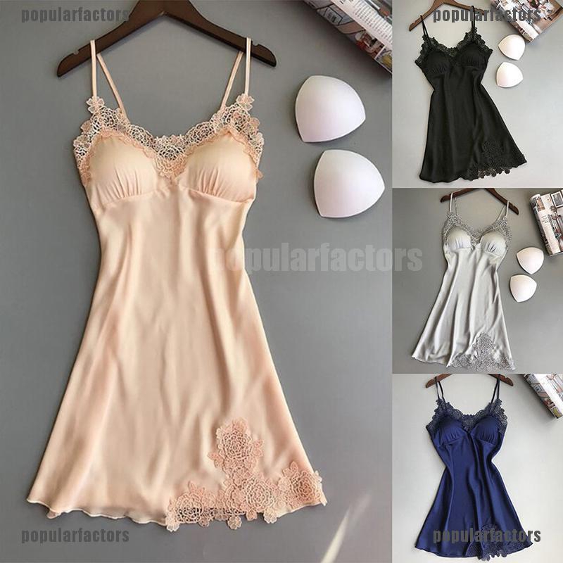 Đầm Ngủ 2 Dây Có Mút Nâng Ngực Gợi Cảm