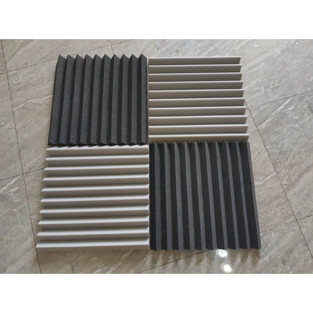 Mút tam giác cách âm - tiêu âm 50 x 50 cho phòng thu âm, phòng karaoke, phòng livestream.bay...