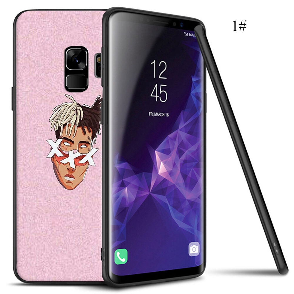 Ốp điện thoại mềm in hình vẽ rapper XXXTENTACION dành cho Samsung S8/S8+/S9/S9+/Note8/Note9/A5 2017/A6 2018