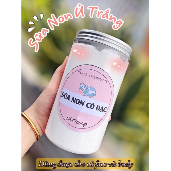 Size 1kg - SỮA NON Ủ TRẮNG FACE CAO CẤP