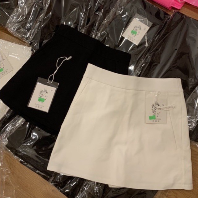 Chân váy chữ A ngắn, lưng cao, chất umi siêu dày dặn, co giãn 4 chiều | BigBuy360 - bigbuy360.vn