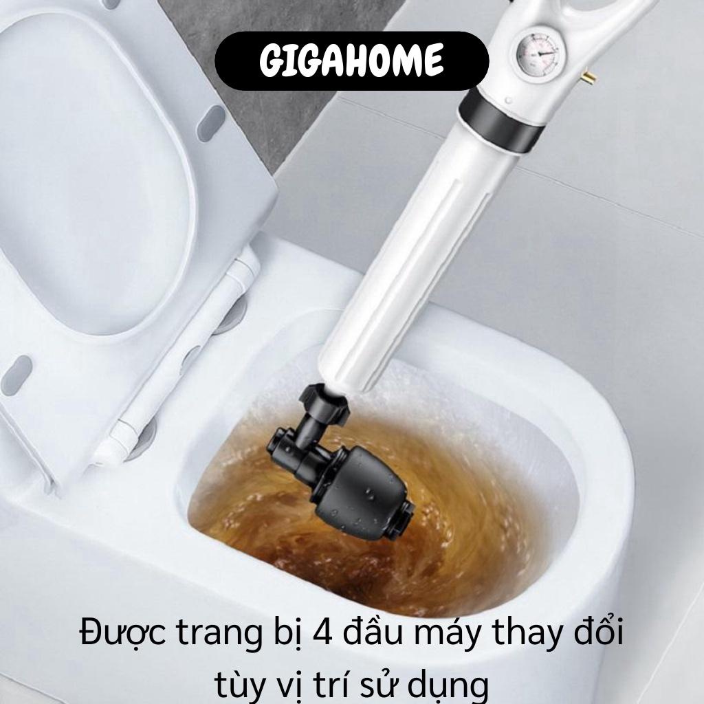 Dụng Cụ Thông Bồn Cầu GIGAHOME Súng Thông Tắc Bồn Cầu, Bồn Rửa Chén Áp Lực Siêu Mạnh 9076