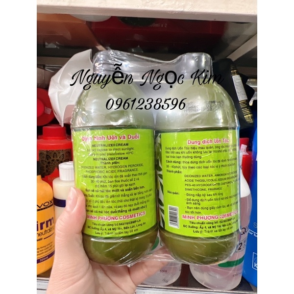 Thuốc Uốn Lạnh Mau Quăn Oliu BINGOVY 500ml*2