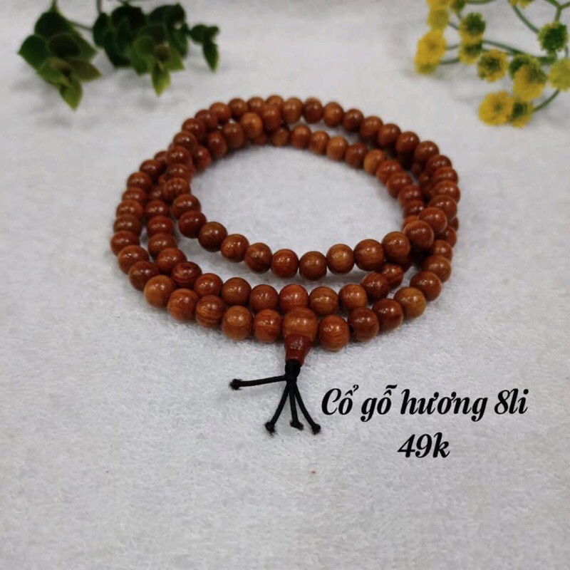 Chuỗi 108 hạt gỗ hương