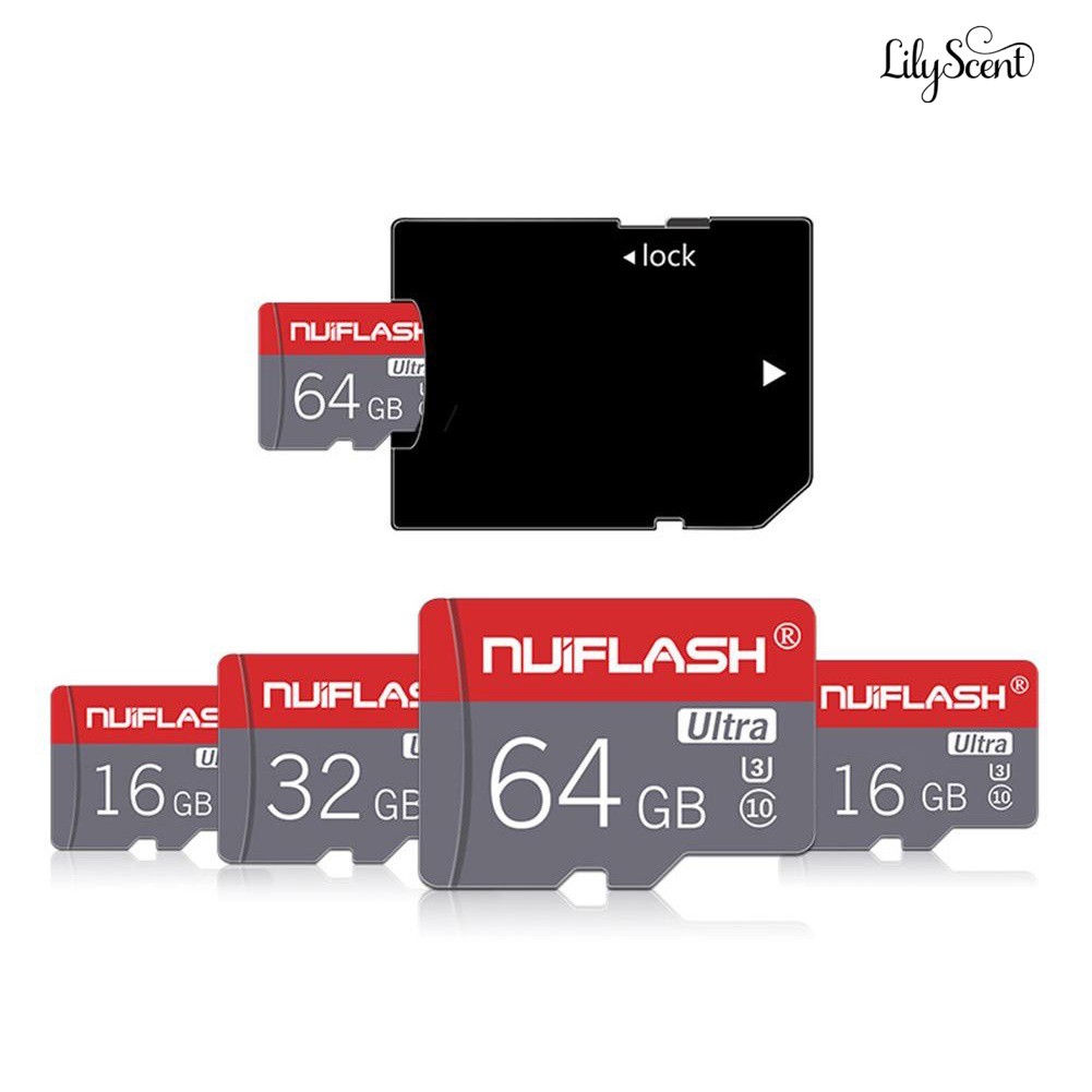 Thẻ Nhớ Nuiflash U3 4 / 8 / 16 / 32 / 64g Tf Micro Cho Điện Thoại Máy Ảnh