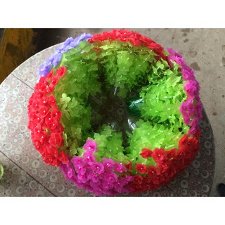 combo 6 nguyen liệu làm hoa gấm, lụa, cúc