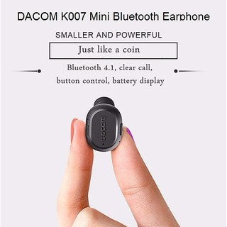 Tai nghe bluetooth siêu nhỏ Dacom K007 chính hãng pin trâu