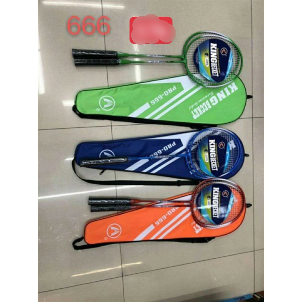 Bộ 2 vợt cầu lông kèm bao đựng