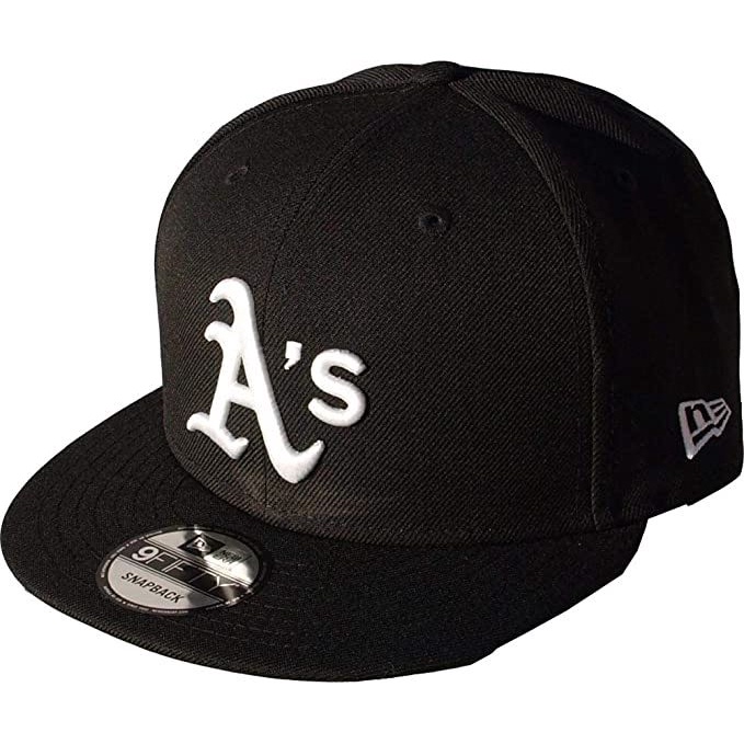 ✨New Era MLB Hat Oakland Athletics A's Baseball Cap Embroidery 9FIFTY Men Women Hats Sports Fashion Golf Running Topi Caps with Adjustable Strap IDVI 4DNL