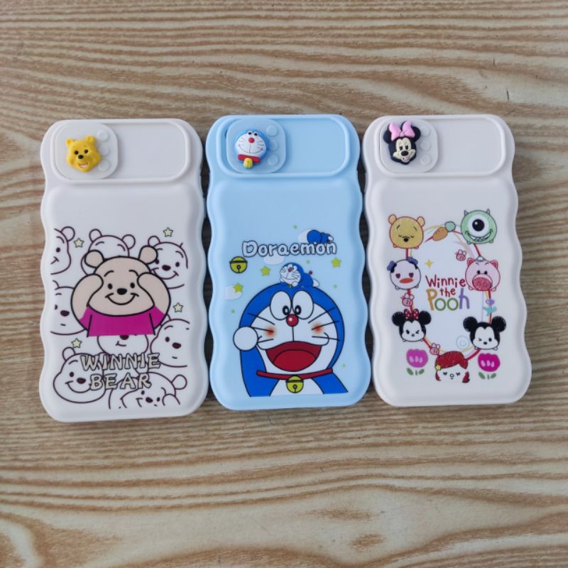 Ốp lưng iPhone 7 plus/8 plus dẻo in hình thú dễ thương có bảo vệ camera