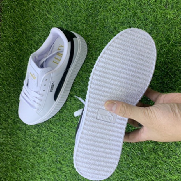Giày thể thao nam nữ PM đế hộp viền đen,giày snecker nam nữ full size 36-43