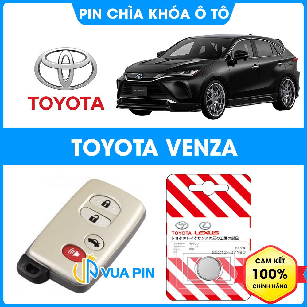 Pin chìa khóa ô tô Toyota Venza chính hãng cao cấp sản xuất theo công nghệ Nhật Bản – Pin ô tô Toyota Venza