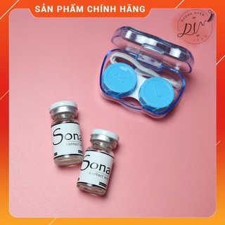 🔥 Lens Hàn trong suốt cận 1–10 độ (ib shop tư vấn)
