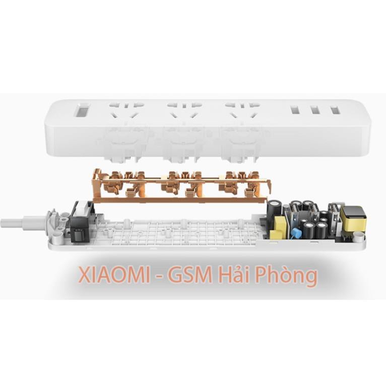 Ổ Cắm Điện Xiaomi Power Strip 3 Cổng USB Chính Hãng - GSM Hải Phòng