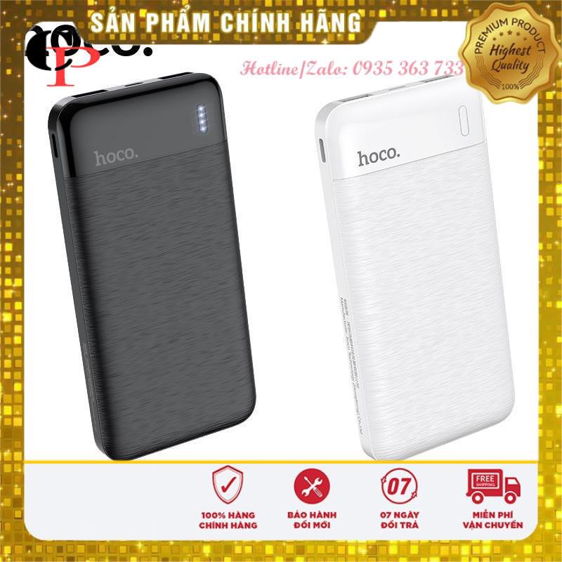 Sạc dự phòng CHÍNH HÃNG pin sạc dự phòng HOCO CJ1 10.000mAh lõi pin Polymer giúp pin đạt khối lượng siêu nhẹ siêu bền