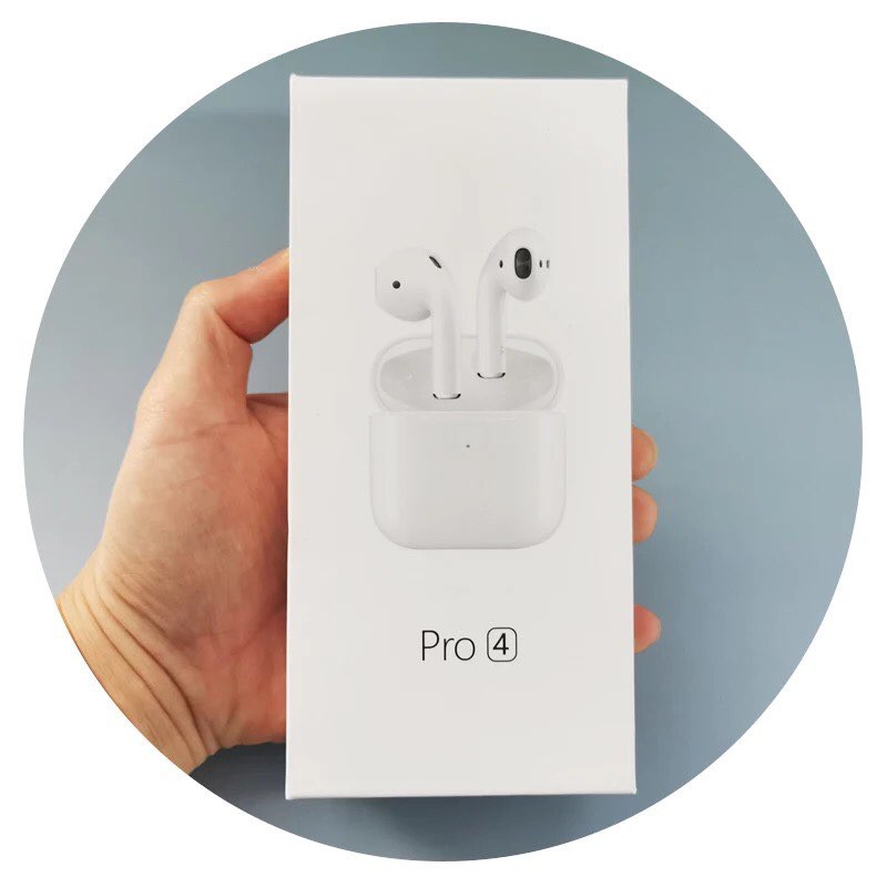 Tai nghe Blutooth Airpod Pro 4 Phiên Bản Nâng Cấp Không Dây Nhét Tai Dành Cho Tất Cả Điện Thoại 5.0 | BigBuy360 - bigbuy360.vn