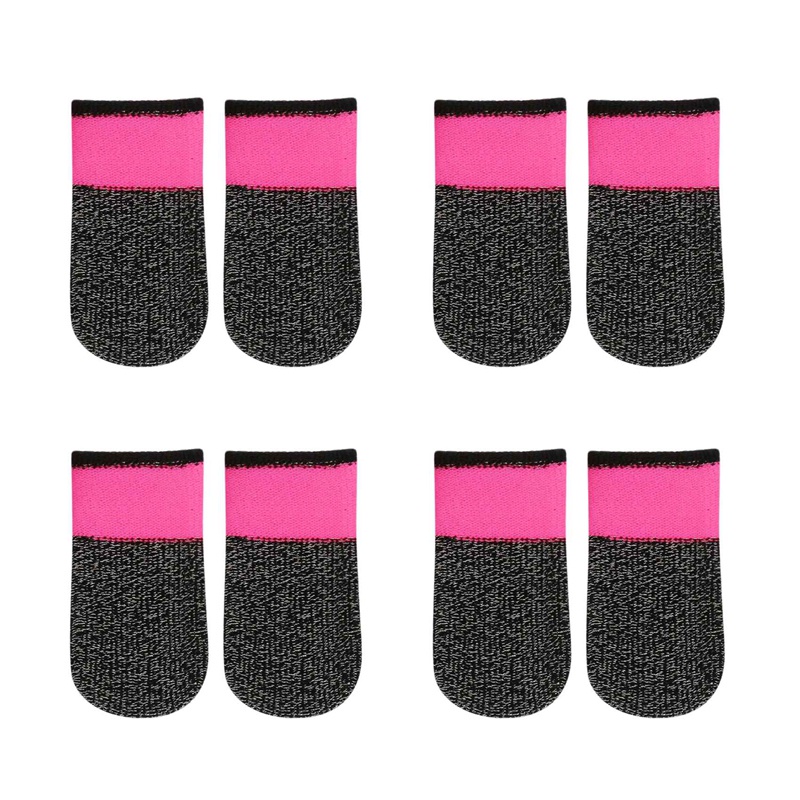 Set 16 Găng Tay 24-Pin Bằng Sợi Carbon Bảo Vệ Ngón Tay Chơi Game PUBG Mobile