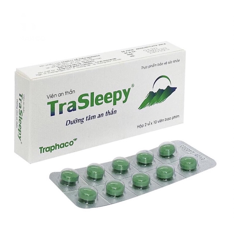 Trasleepy ( Hộp 20 viên ) - Giúp ngủ ngon, giảm lo âu