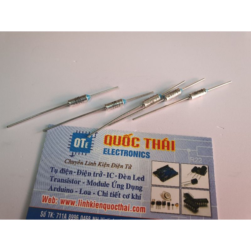 Combo 5 cầu chì nồi cơm 185 độ nhôm loại tốt