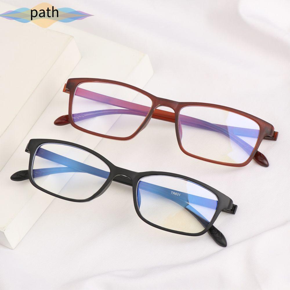 Mắt kính đọc sách TR90 nhẹ chống ánh sáng xanh tròng trong suốt hỗ trợ độ cận siêu nhẹ dành cho nam nữ