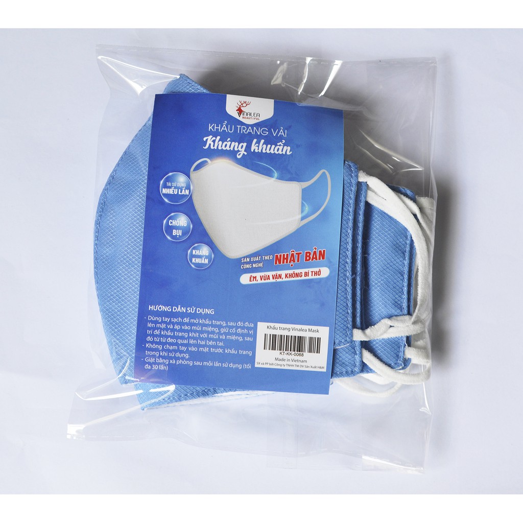 Combo 10 Khẩu trang vải 3 lớp vải kháng khuẩn mỏng thoáng mát dễ chịu ( hàng công ty) | BigBuy360 - bigbuy360.vn