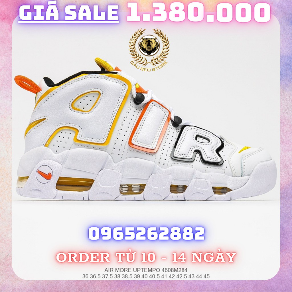 Order 1-2 Tuần + Freeship Giày Outlet Store Sneaker _Nike Air More Uptempo Barley Green MSP: 4608M2842 gaubeostore.shop