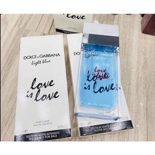 Nước hoa nữ light blue love is love by d&g 100ml edt tester 100ml