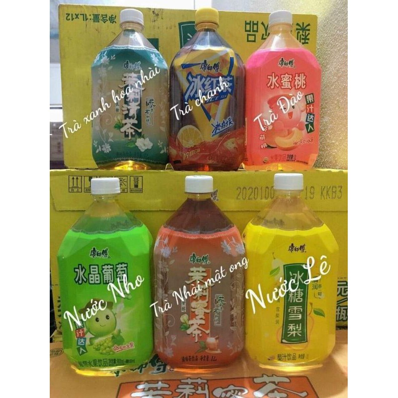 NƯỚC LÊ , ĐÀO CHAI 1 LÍT