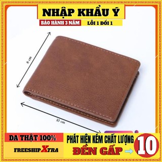 [ĐẲNG CẤP-DA THẬT] Ví nam/Ví da bò thật Nappa nhỏ gọn Rainbow RBMLW 010