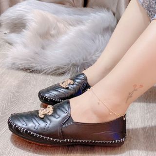 Giày Lười Da Mềm