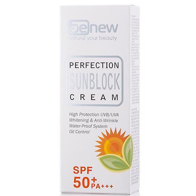 Kem Chống Nắng Dành Cho Da Dầu Nhờn, Xạm Đen Benew Sunblock Spf 50 pa+++ Hàn quốc  50ml/Hộp- Mỹ phẩm chính hãng | BigBuy360 - bigbuy360.vn