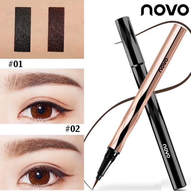 Bút kẻ mắt NOVO KIM CƯƠNG không lem không trôi