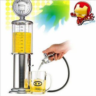 VioletShop1688 -  Tháp đựng bia phong cách trạm bơm xăng độc đáo dung tích 1000ml