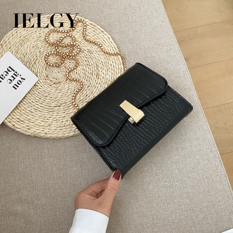 Túi đeo chéo IELGY dây chuỗi mắc xích thời trang dành cho nữ